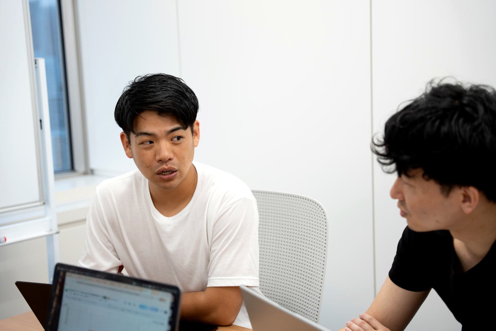 求職者の相談に向き合うメンバー